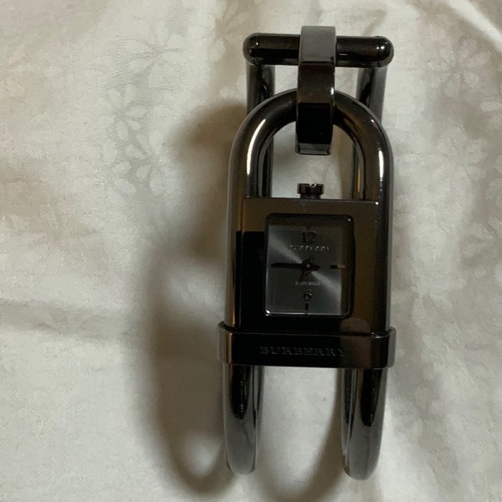 Burberry bungle gun metal watch Bu4905